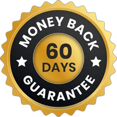 60-day money back badge